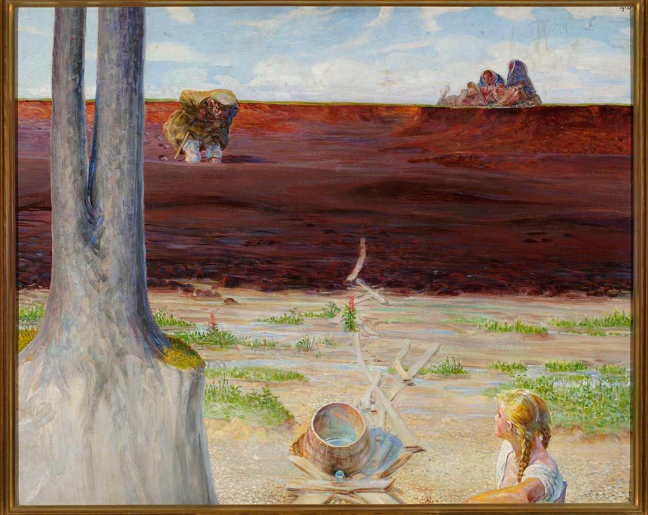 Mein Leben - linker Teil des Triptychons von Jacek Malczewski