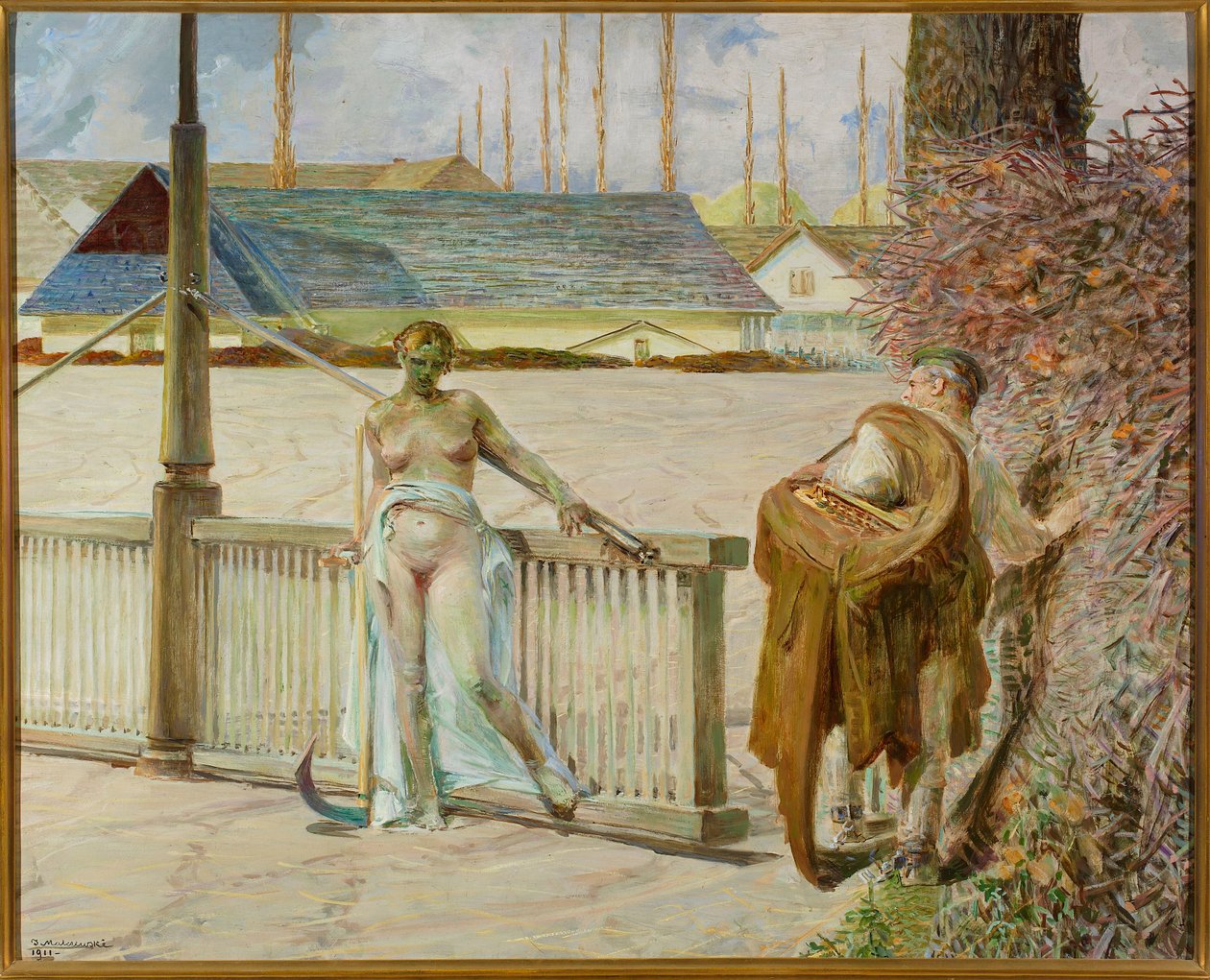Mein Leben - rechter Teil des Triptychons von Jacek Malczewski