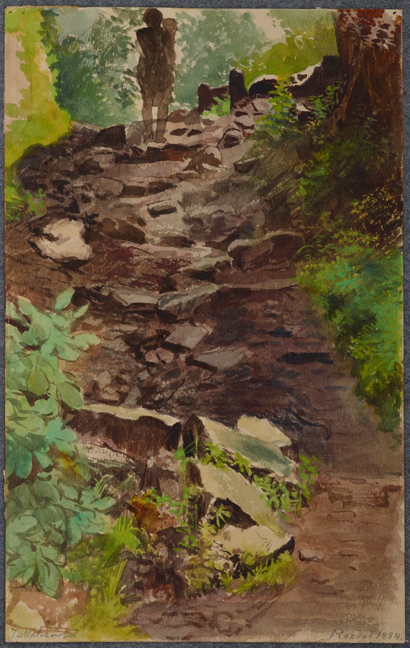 Landschaftsmotiv aus Rosdół von Jacek Malczewski