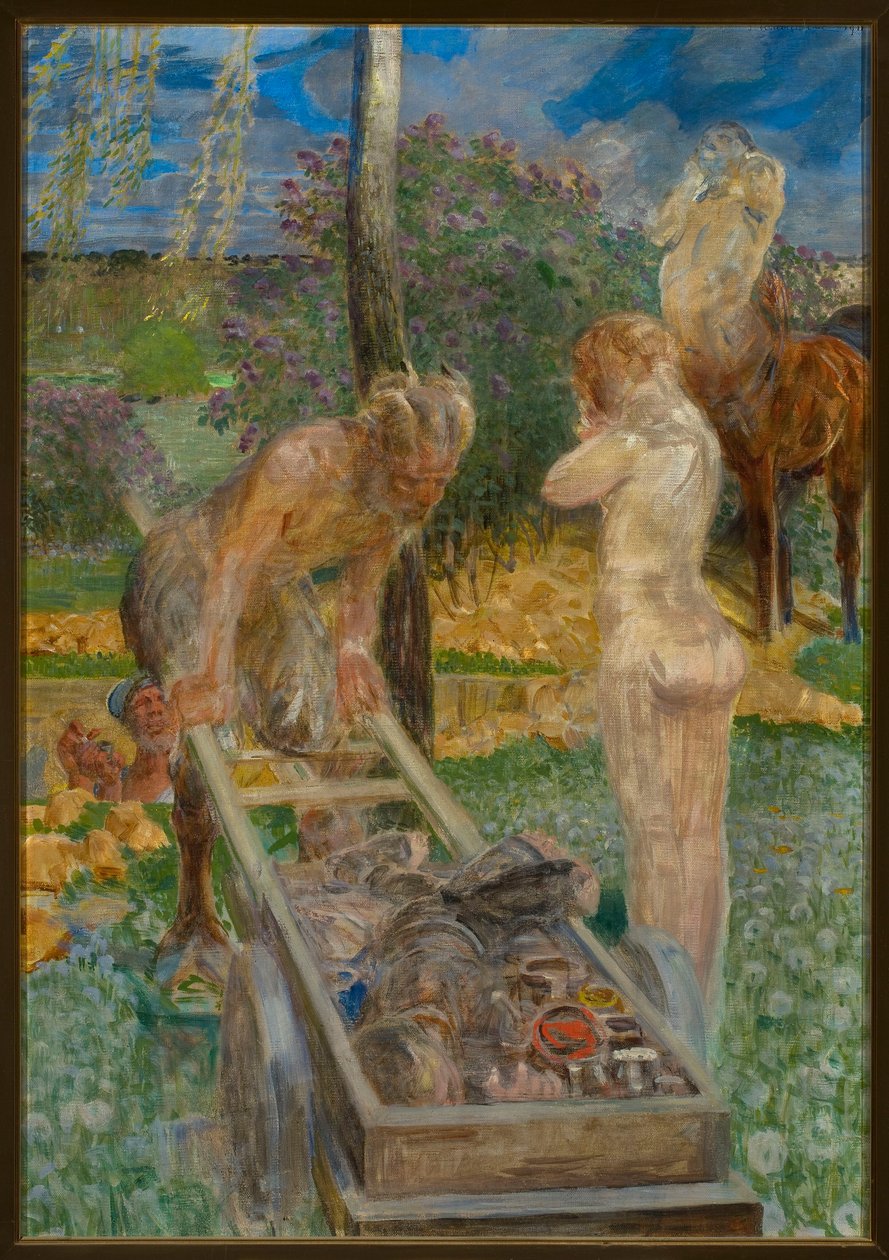 Begräbnis des Malers von Jacek Malczewski