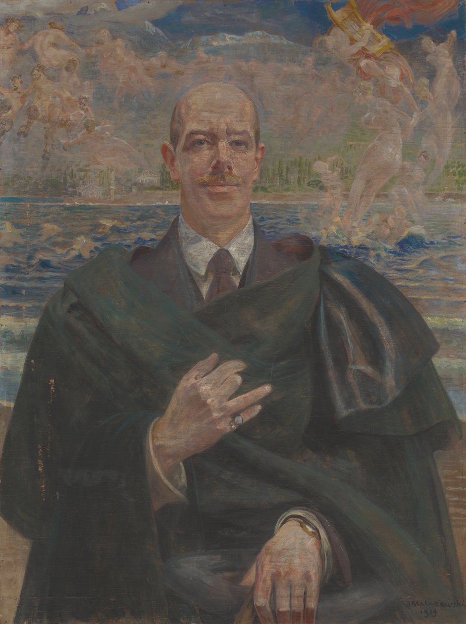 Porträt von Alfred Biesiadecki von Jacek Malczewski
