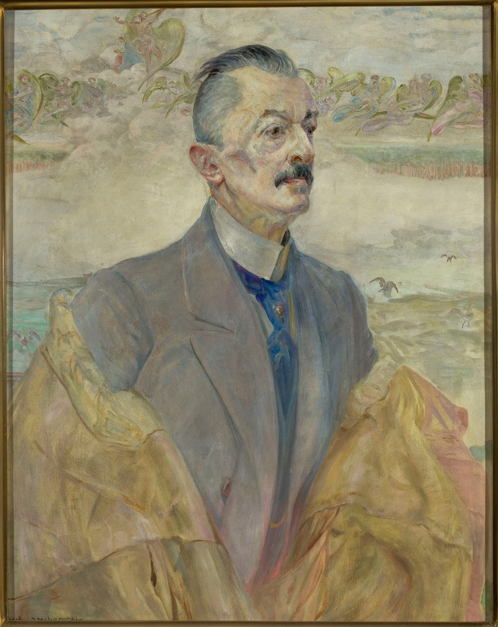 Porträt von August Sokołowski, Historiker von Jacek Malczewski