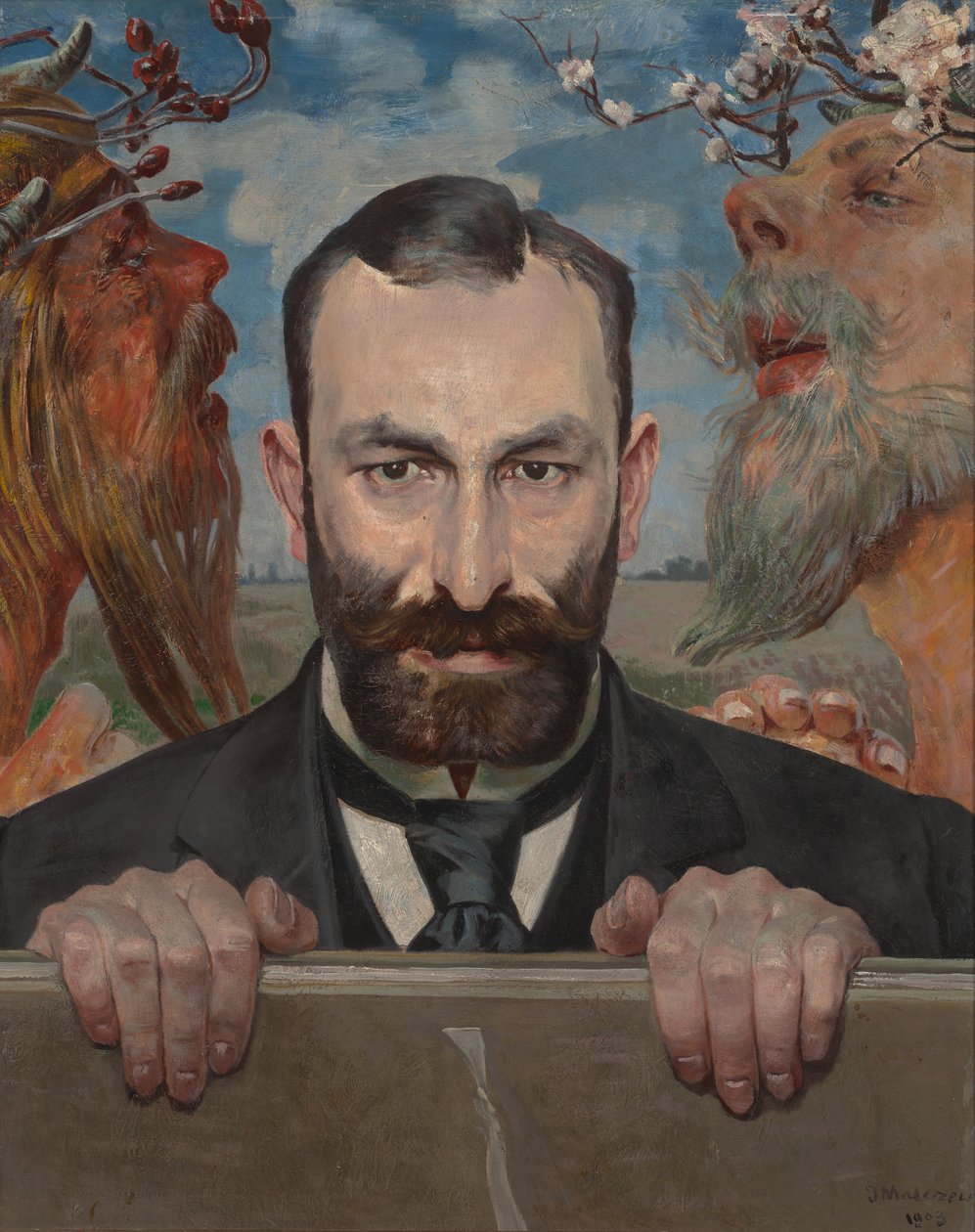 Porträt von Feliks Jasieński von Jacek Malczewski