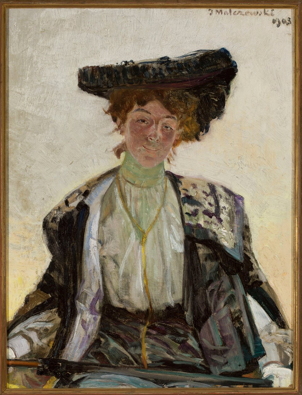 Porträt von Helena Sulima, Schauspielerin von Jacek Malczewski