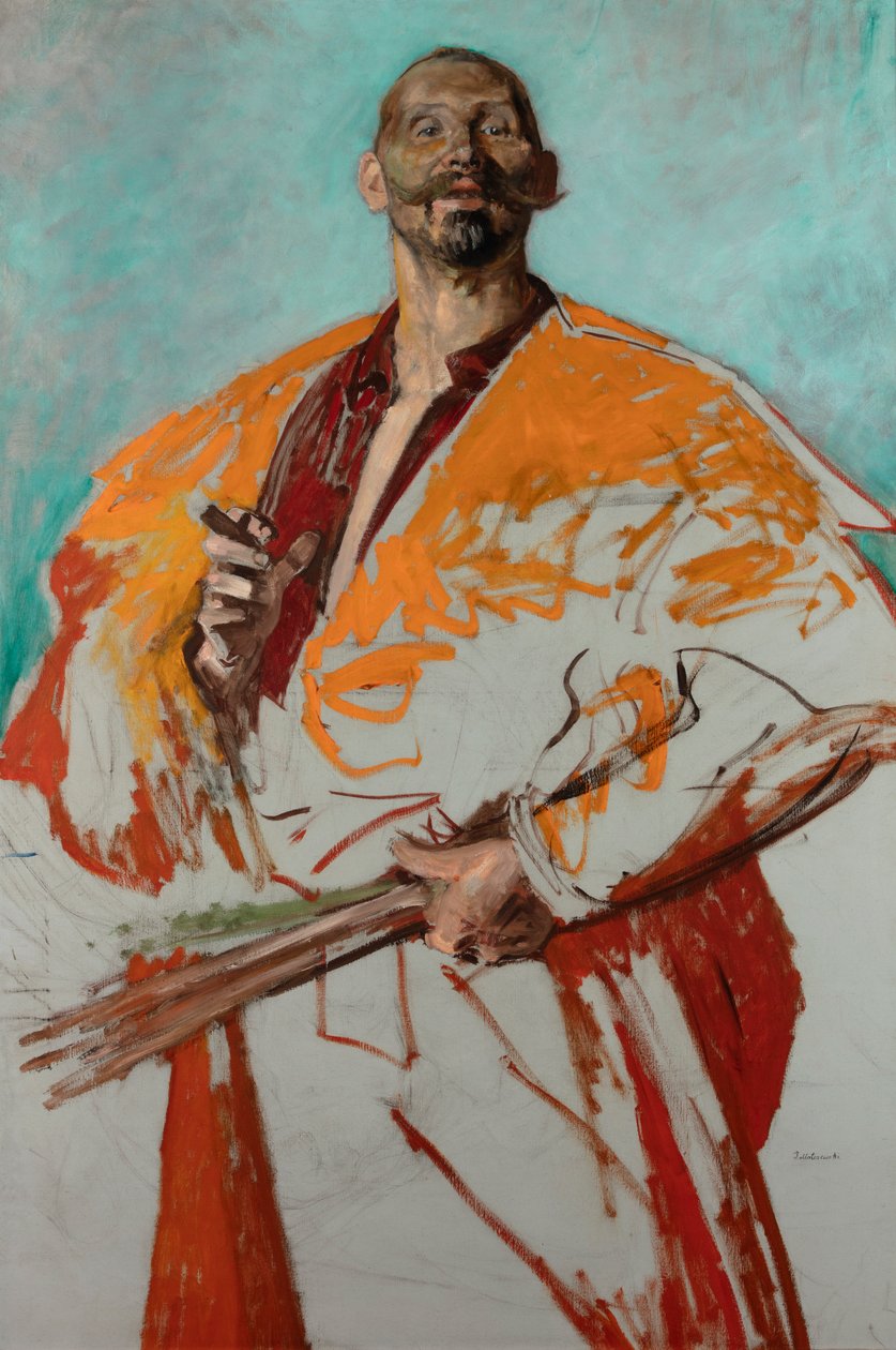 Porträt von Leon Wyczółkowski von Jacek Malczewski