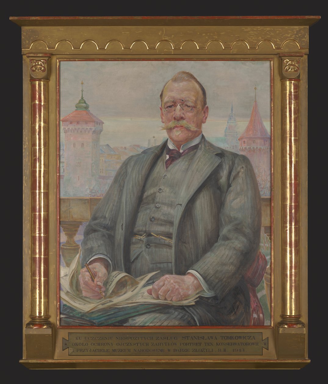 Porträt von Stanisław Tomkowicz von Jacek Malczewski
