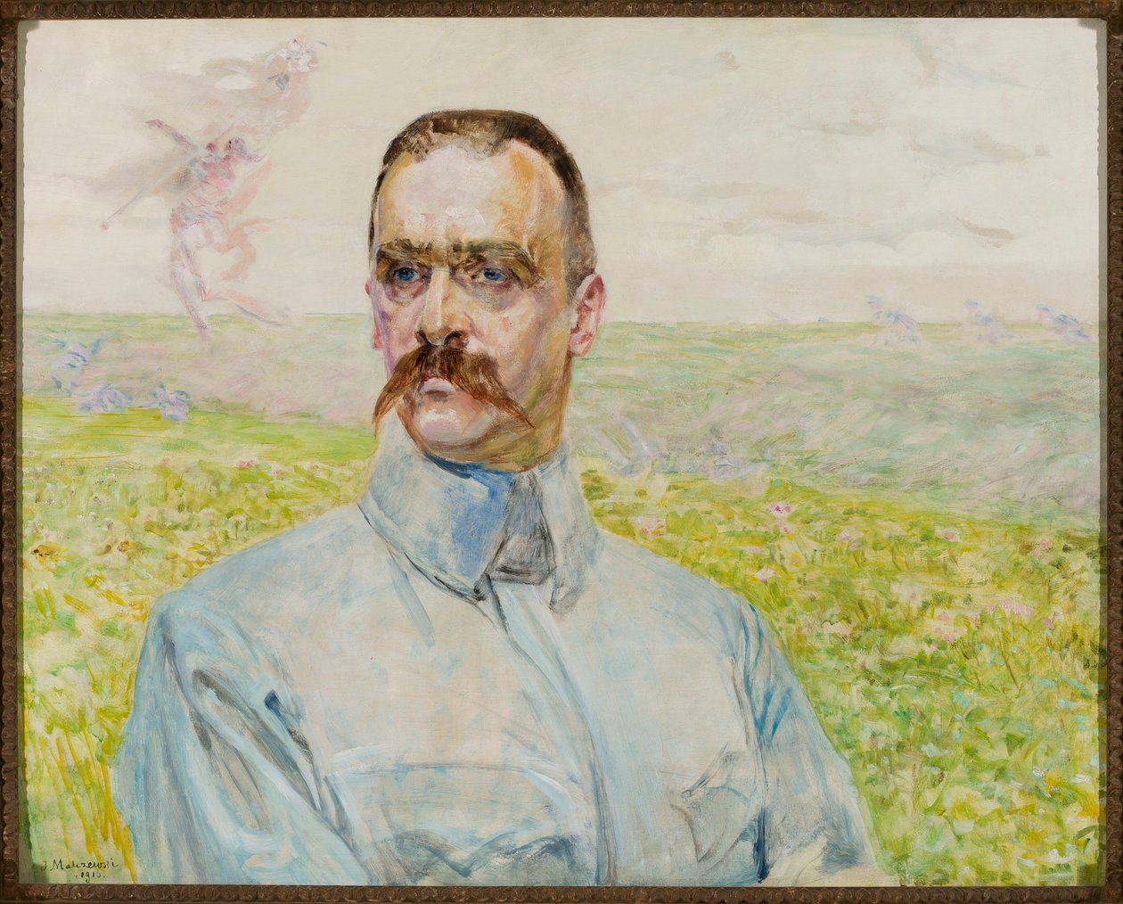 Porträt des Brigadegenerals Józef Piłsudski von Jacek Malczewski