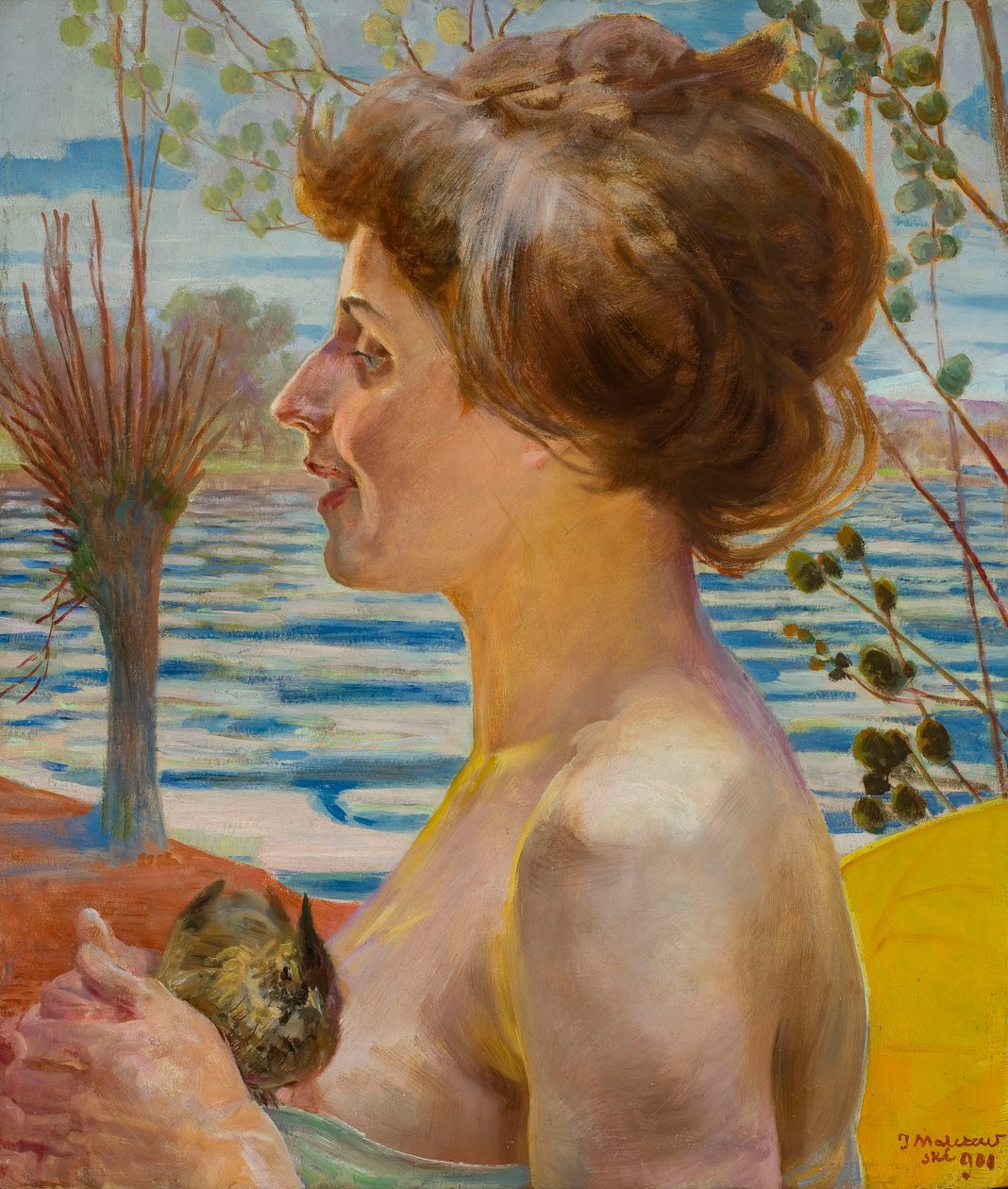 Frühling von Jacek Malczewski