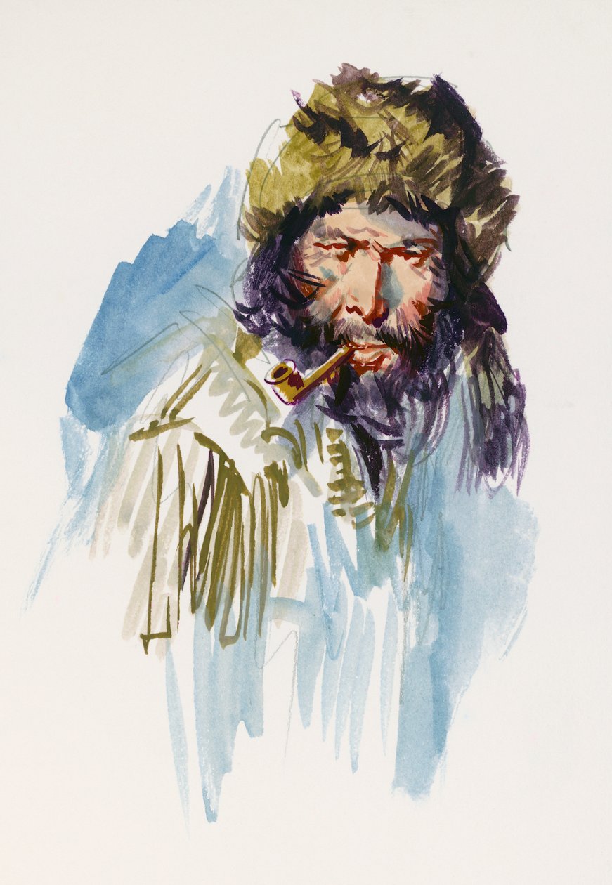 Illustration für Ruf der Wildnis, Abenteuerroman von Jack London von Jack London