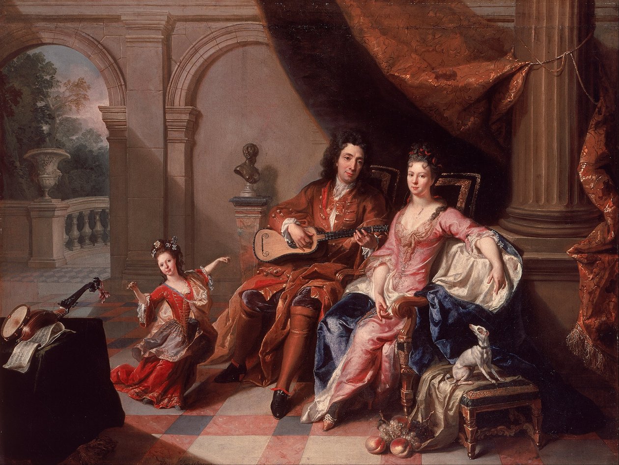 Die Gitarrenspielerin von Jacob van Schuppen