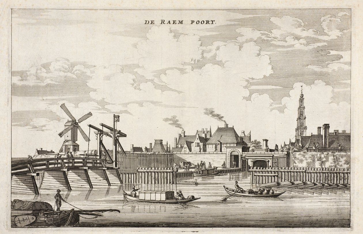 De Raem Poort von Jacob van Meurs: hochwertiger Kunstdruck