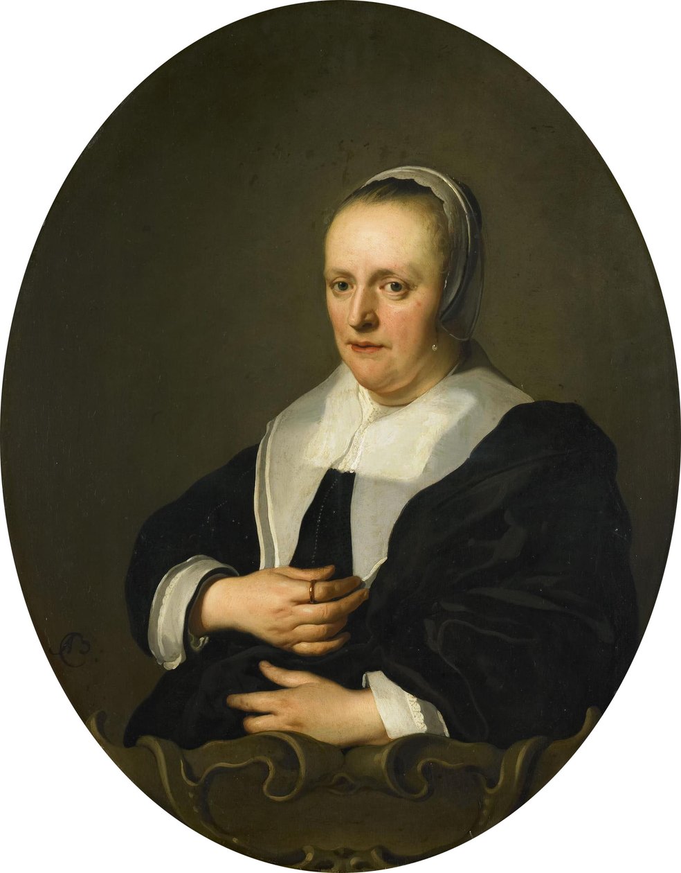 Porträt von Sara de Bie von Jacob Adriaensz Backer