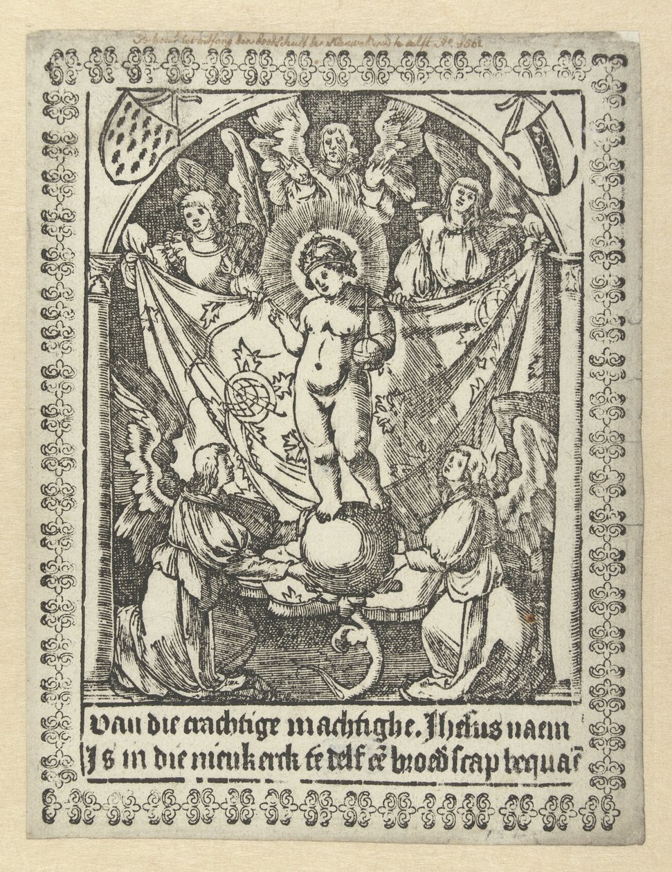Gebetsbild für die Bruderschaft Jesu von Jacob Cornelisz van Oostsanen (school of)