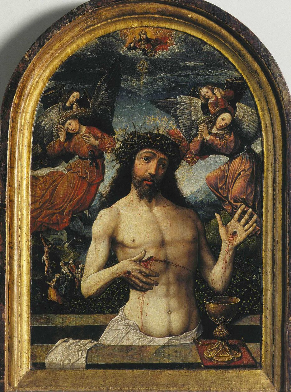 Der Mann der Schmerzen von Jacob Cornelisz van Oostsanen