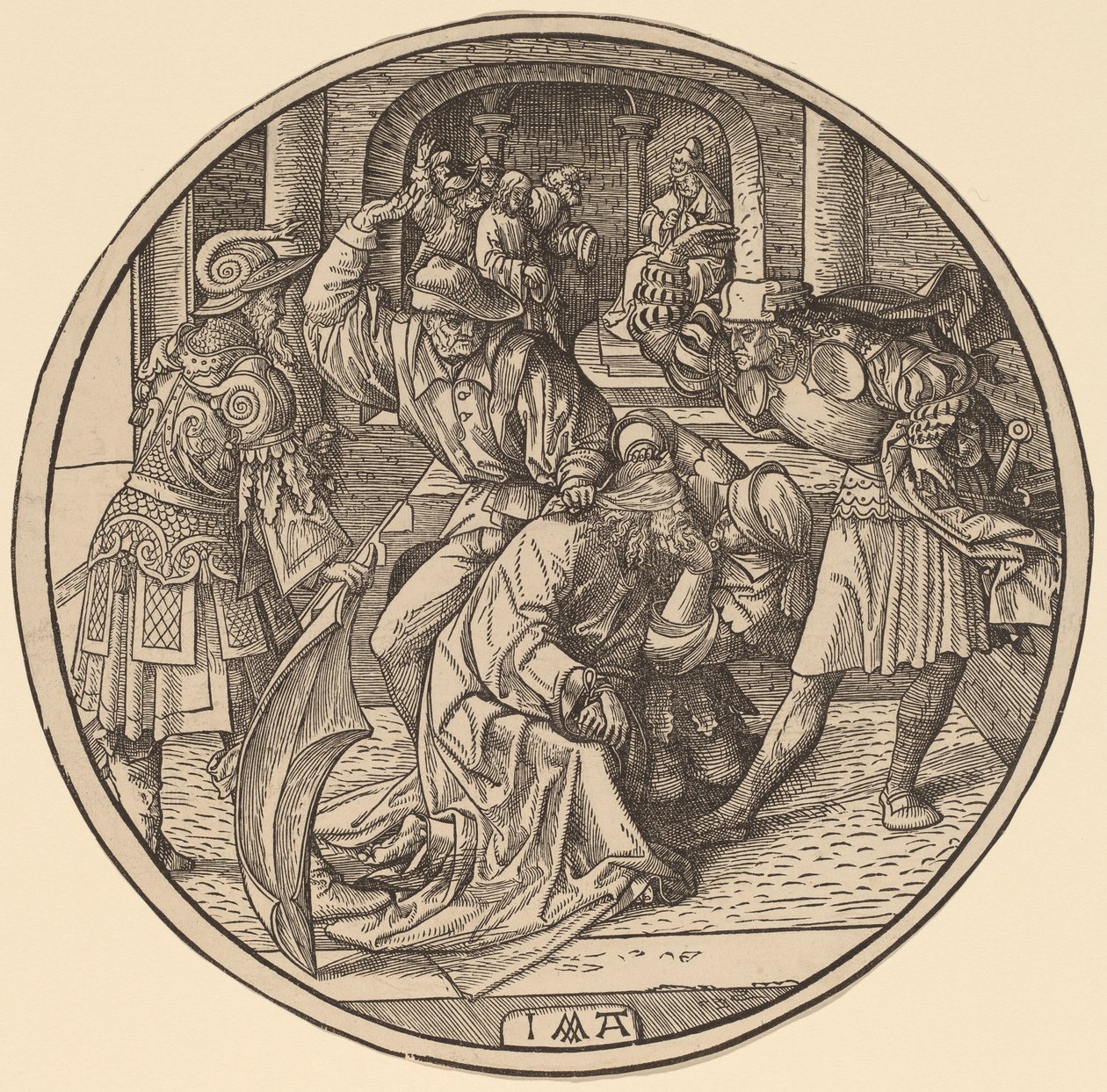Die Verspottung Christi und Christus vor Kaiphas von Jacob Cornelisz van Oostsanen