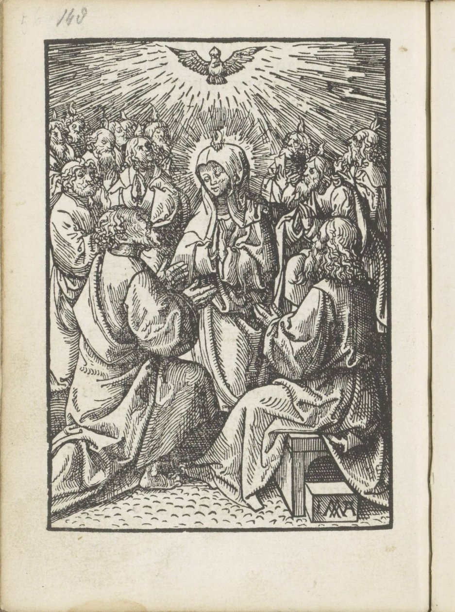 Ausgießung des Heiligen Geistes von Jacob Cornelisz van Oostsanen