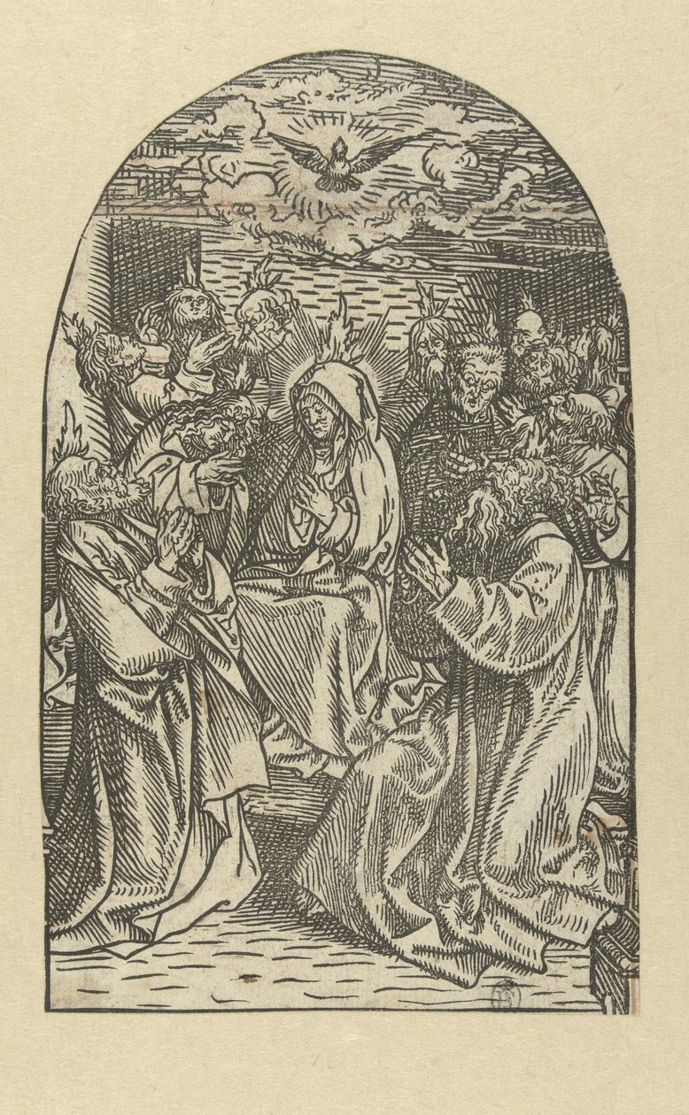 Ausgießung des Heiligen Geistes von Jacob Cornelisz van Oostsanen