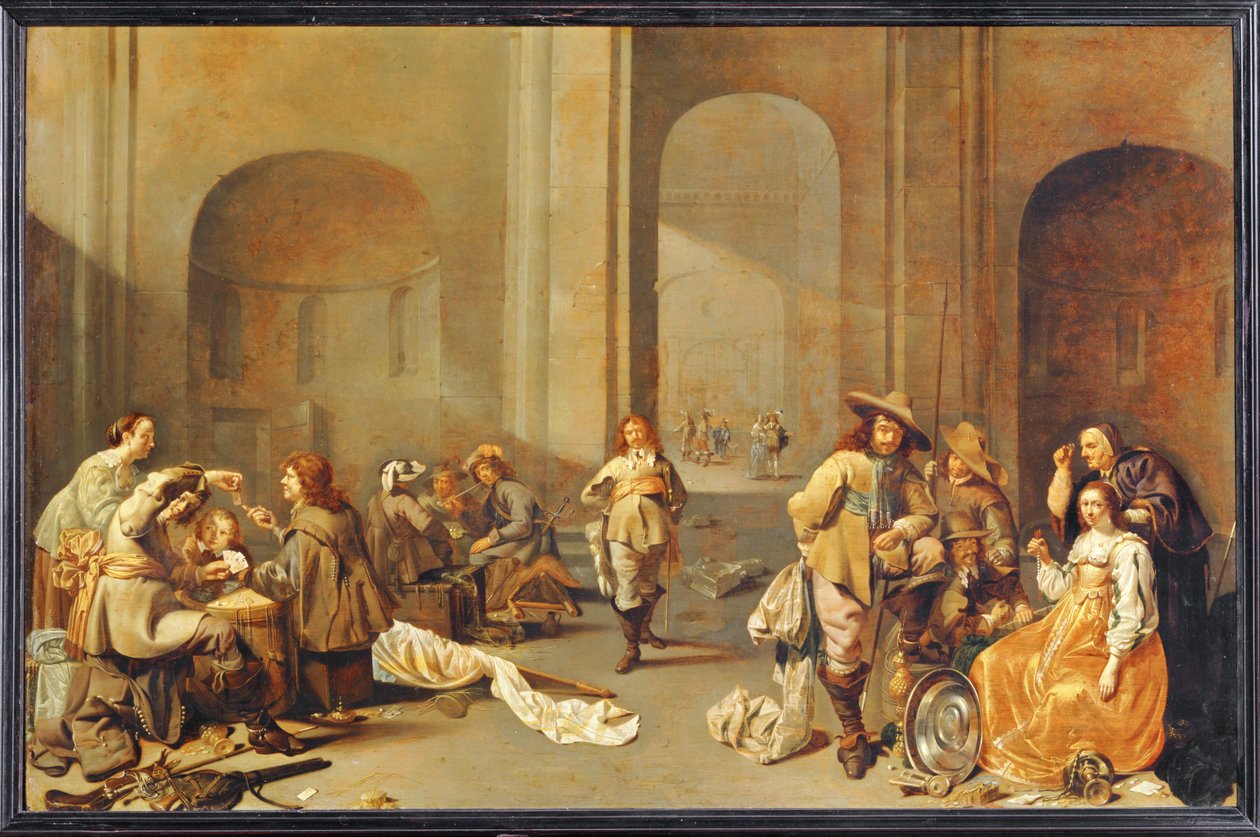 Das Depot der Beute, Innenraum einer Wache von Jacob Duck
