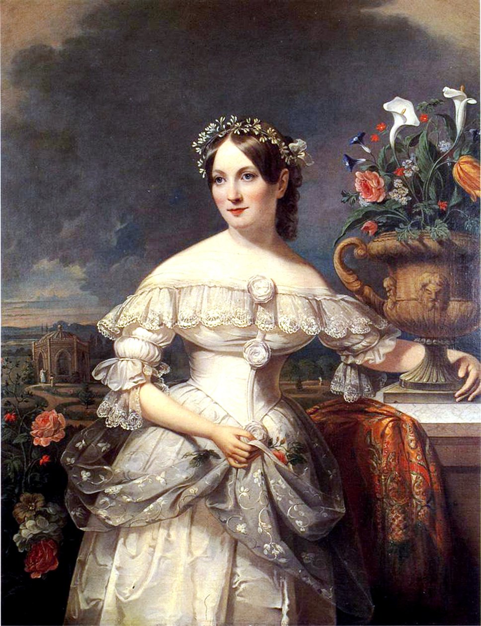 Die Braut, Serena Mayer Franklin von Jacob Eichholtz