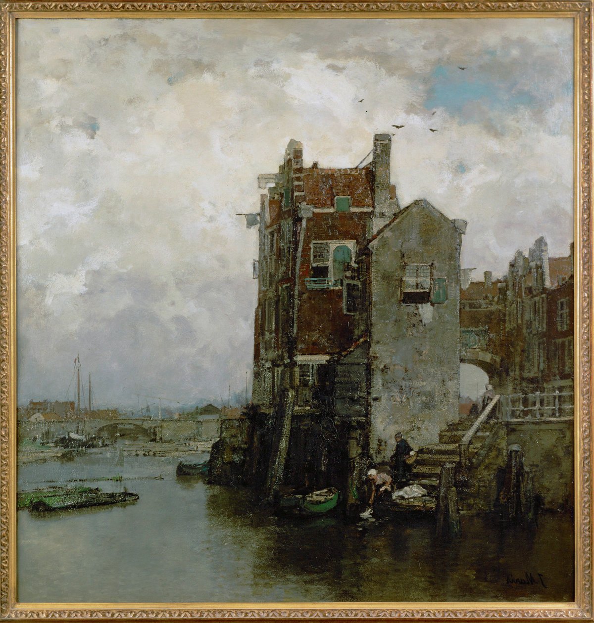 Ansicht von Alt-Dordrecht von Jacob Henricus or Hendricus Maris