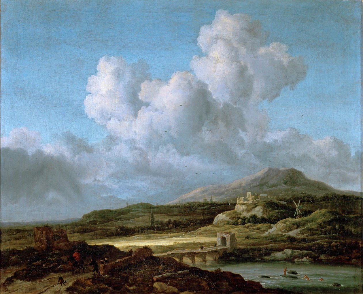 Der Sonnenstrahl von Jacob Isaaksz. or Isaacksz. van Ruisdael