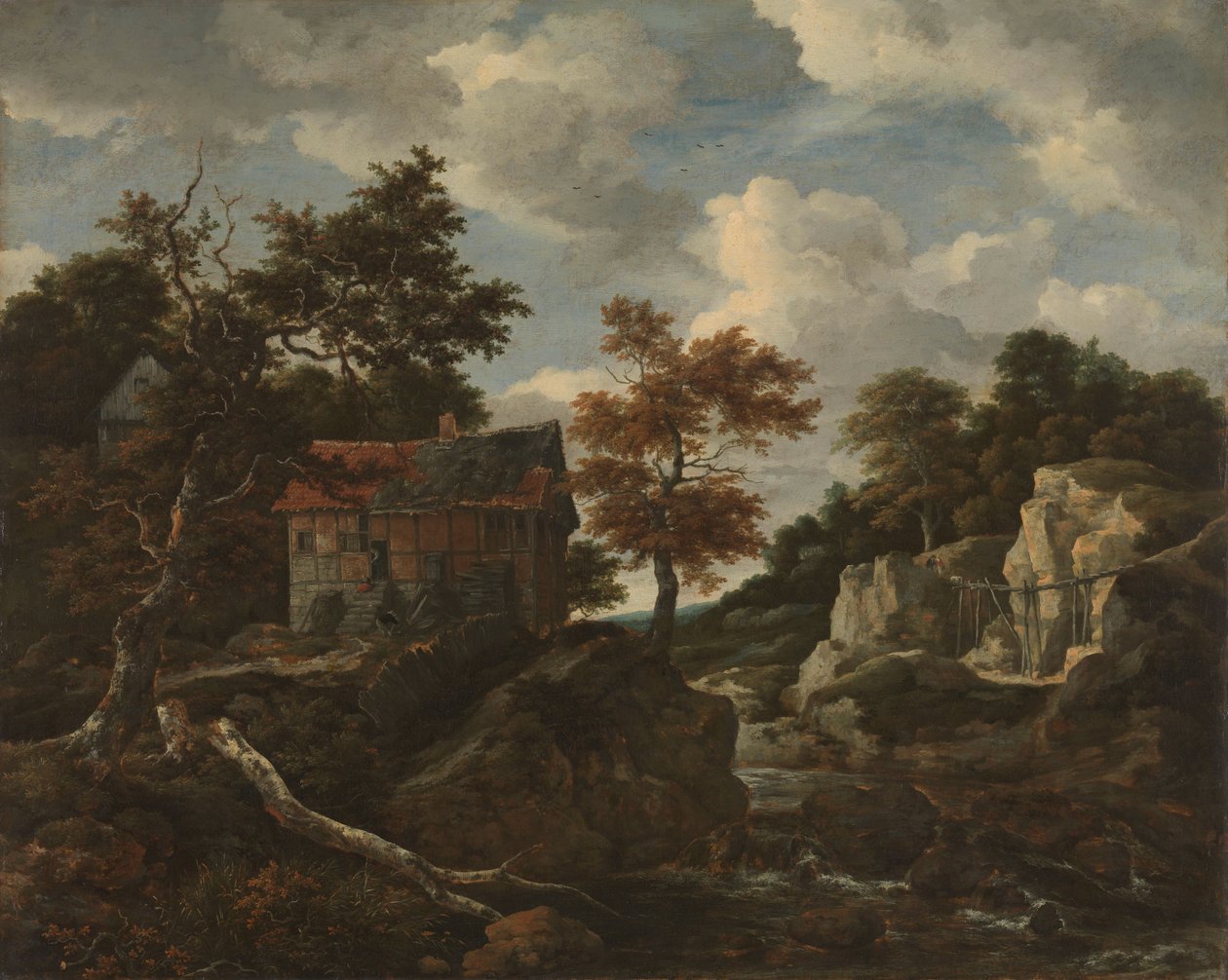 Felsige Landschaft von Jacob Isaakszoon van Ruysdael