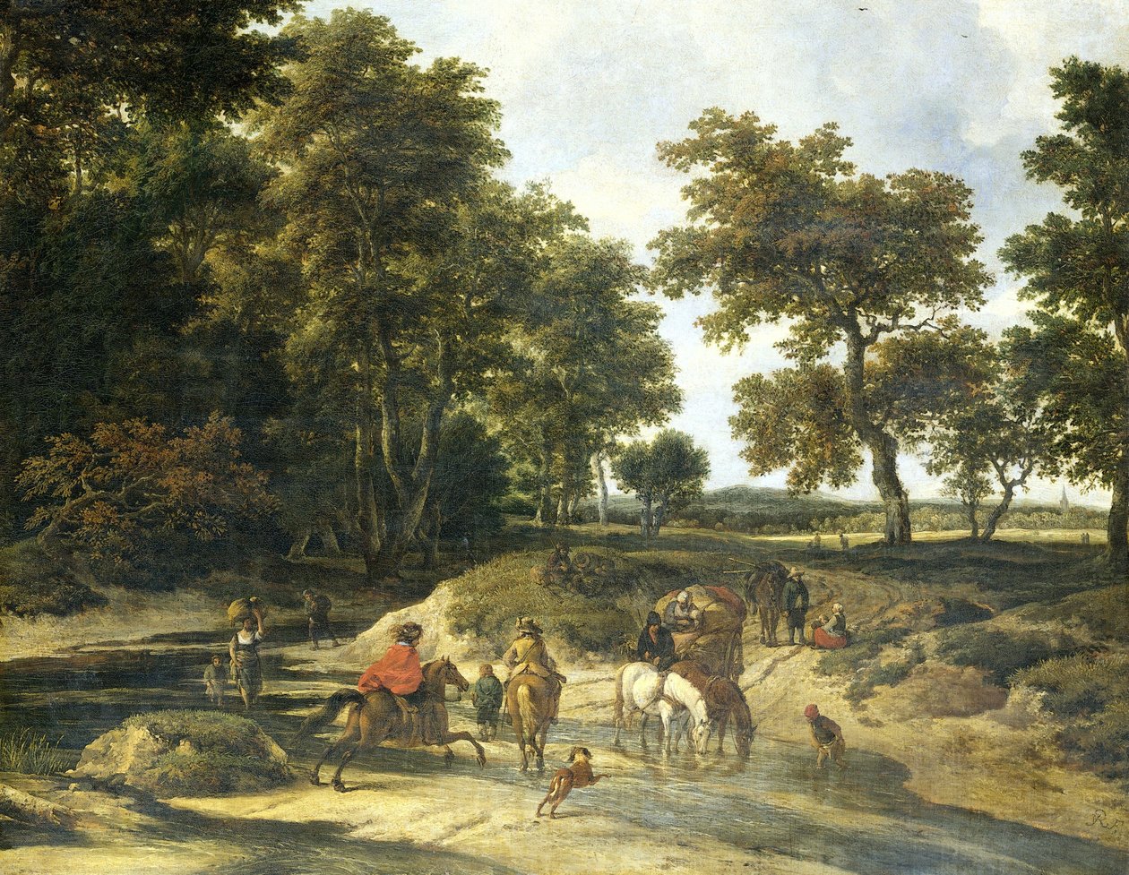 Die Furt von Jacob Isaakszoon van Ruysdael