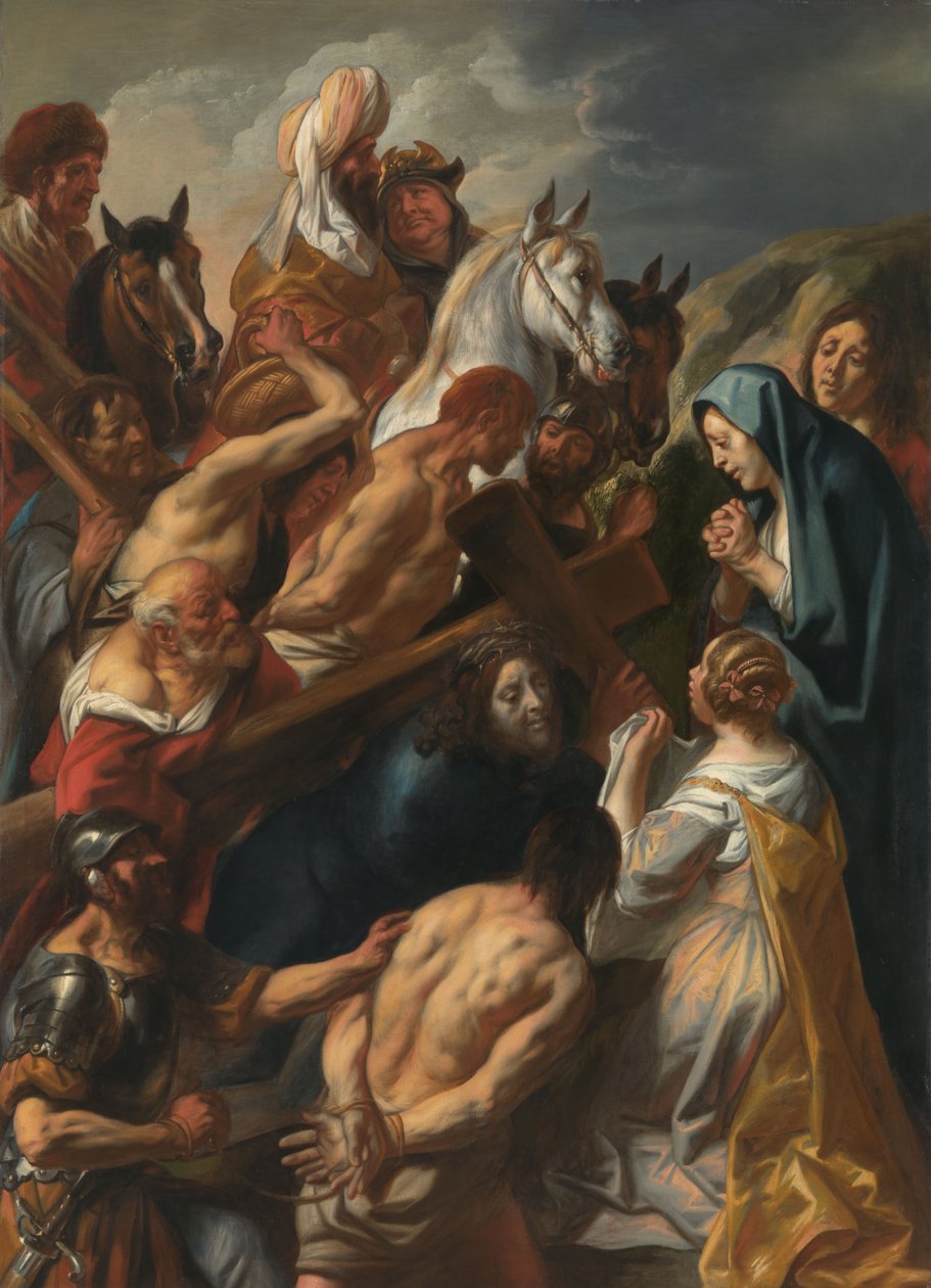 Christus auf dem Weg nach Golgatha, ca. 1655-1660 von Jacob Jordaens