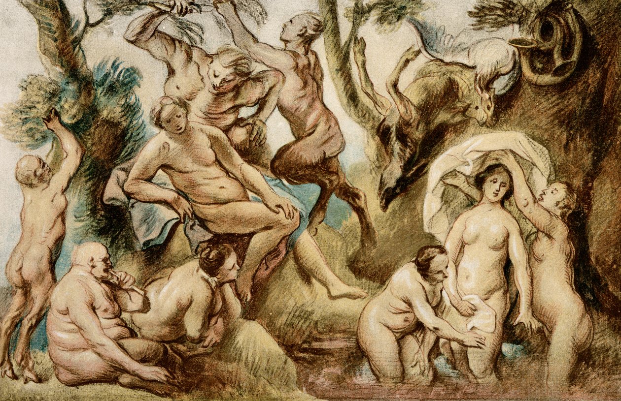 Diana beim Baden von Jacob Jordaens