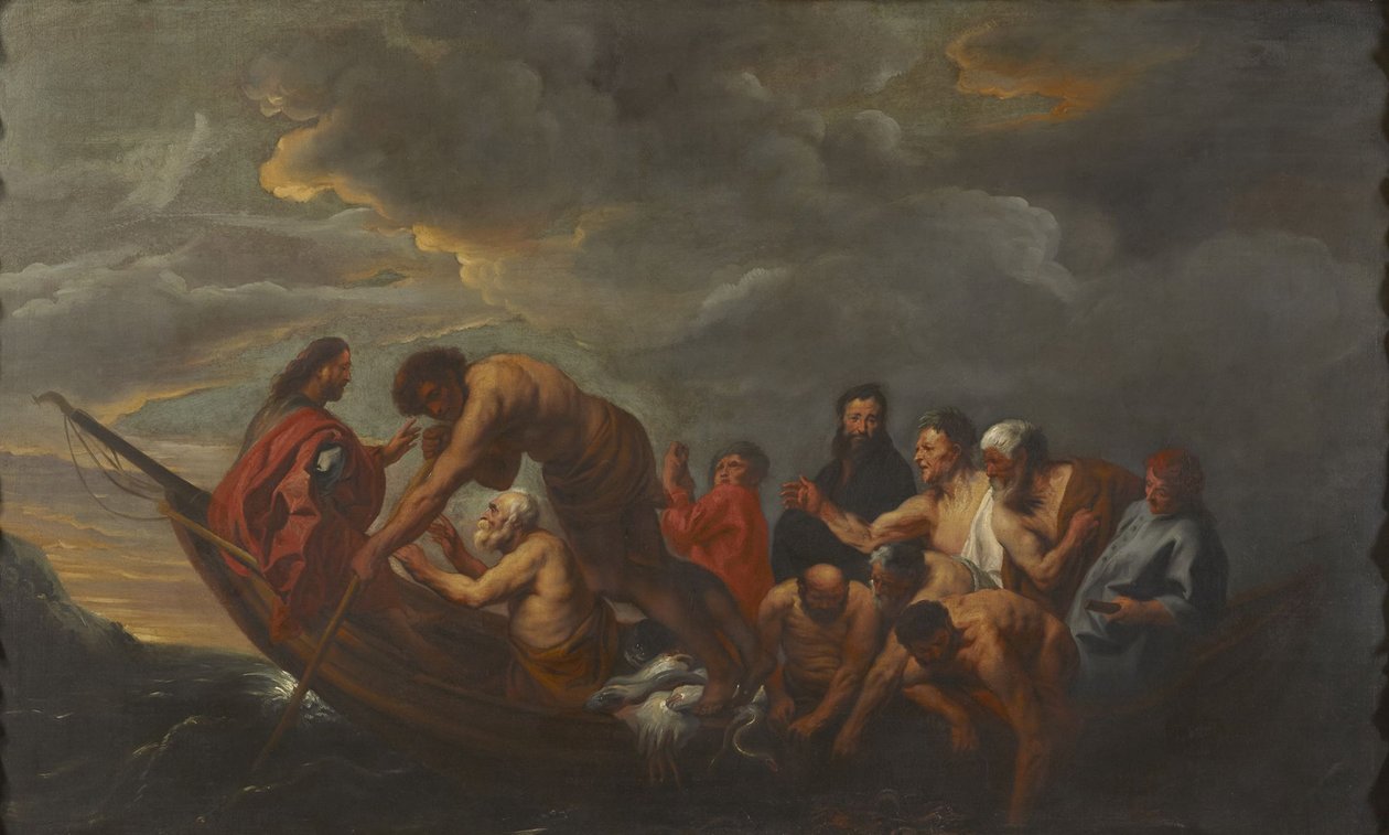 Der wunderbare Fischzug von Jacob Jordaens