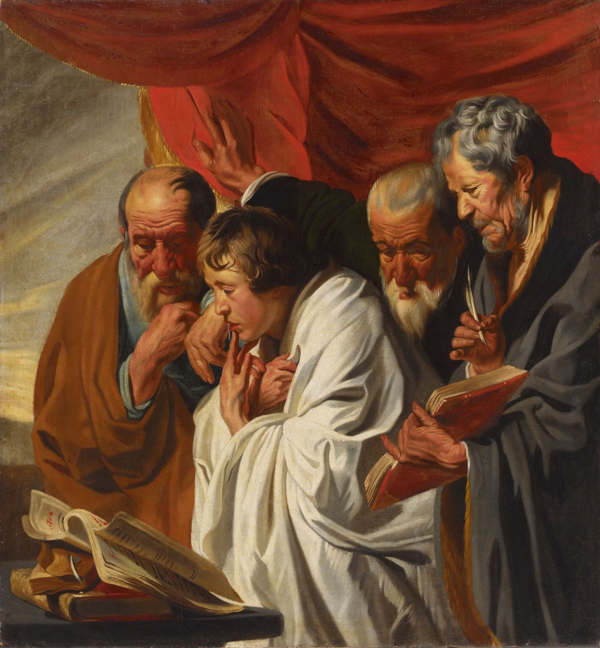 Die vier Evangelisten von Jacob Jordaens