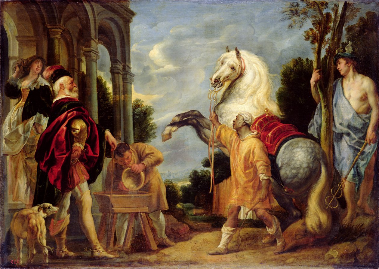 Das Auge des Meisters macht das Pferd fett von Jacob Jordaens