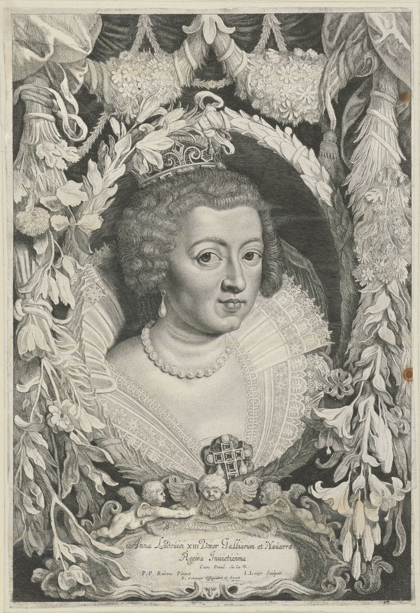 Porträt von Anna von Österreich von Jacob Louys