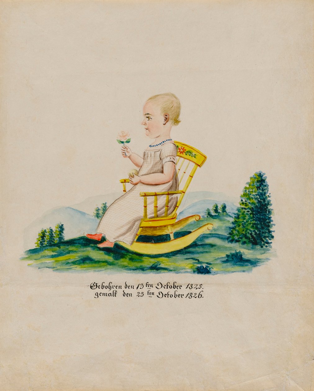 Porträt von Carolina Musser von Jacob Maentel