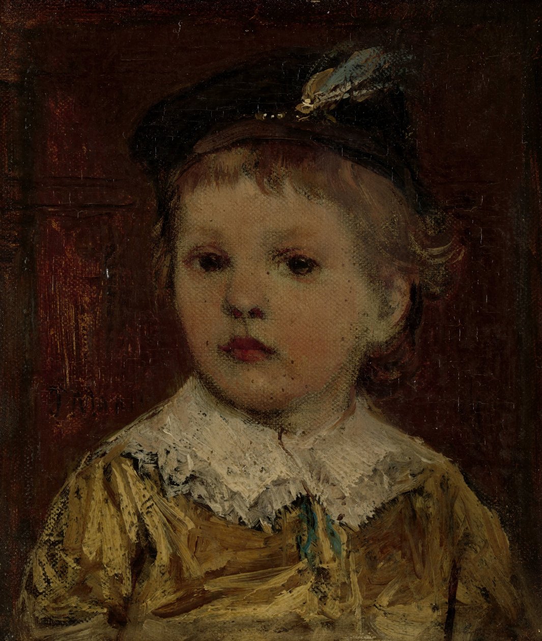 Porträt von Willem, vermutlich Willem Matthijs Maris Jbzn, Sohn von Jacob Maris von Jacob Maris