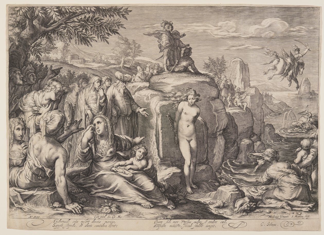 Perseus und Andromeda von Jacob Matham