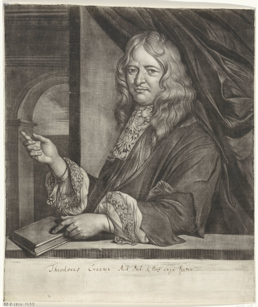 Porträt von Theodorus Craanen von Jacob Toorenvliet