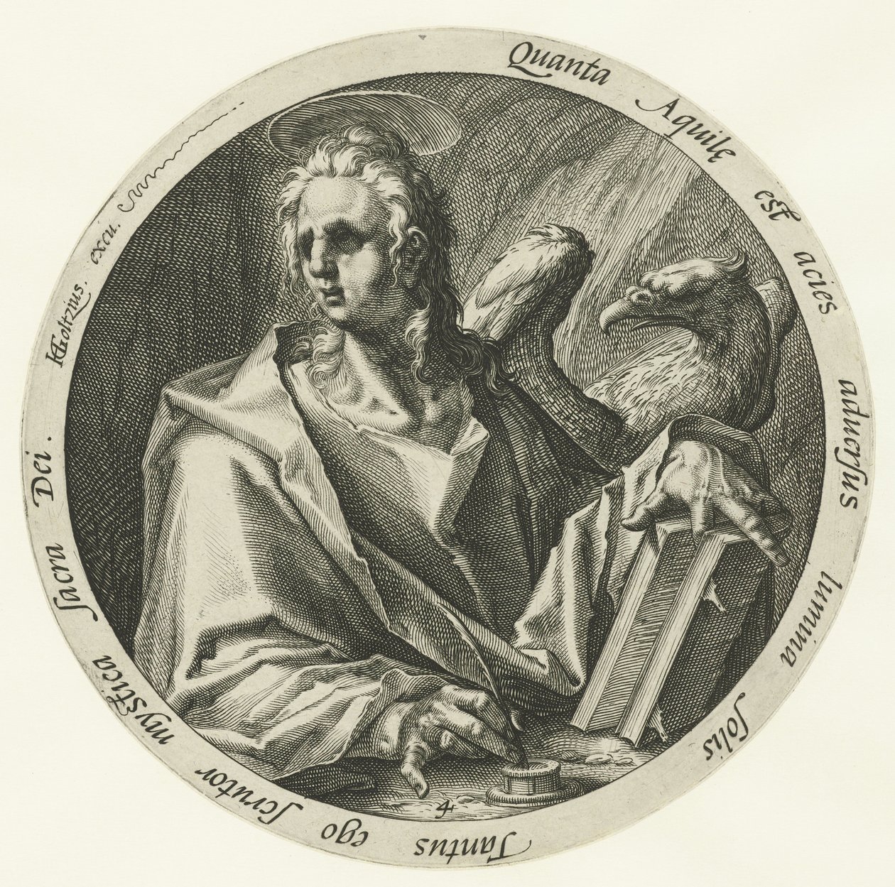 Evangelist Johannes von Jacob de Gheyn (II) (attributed to)