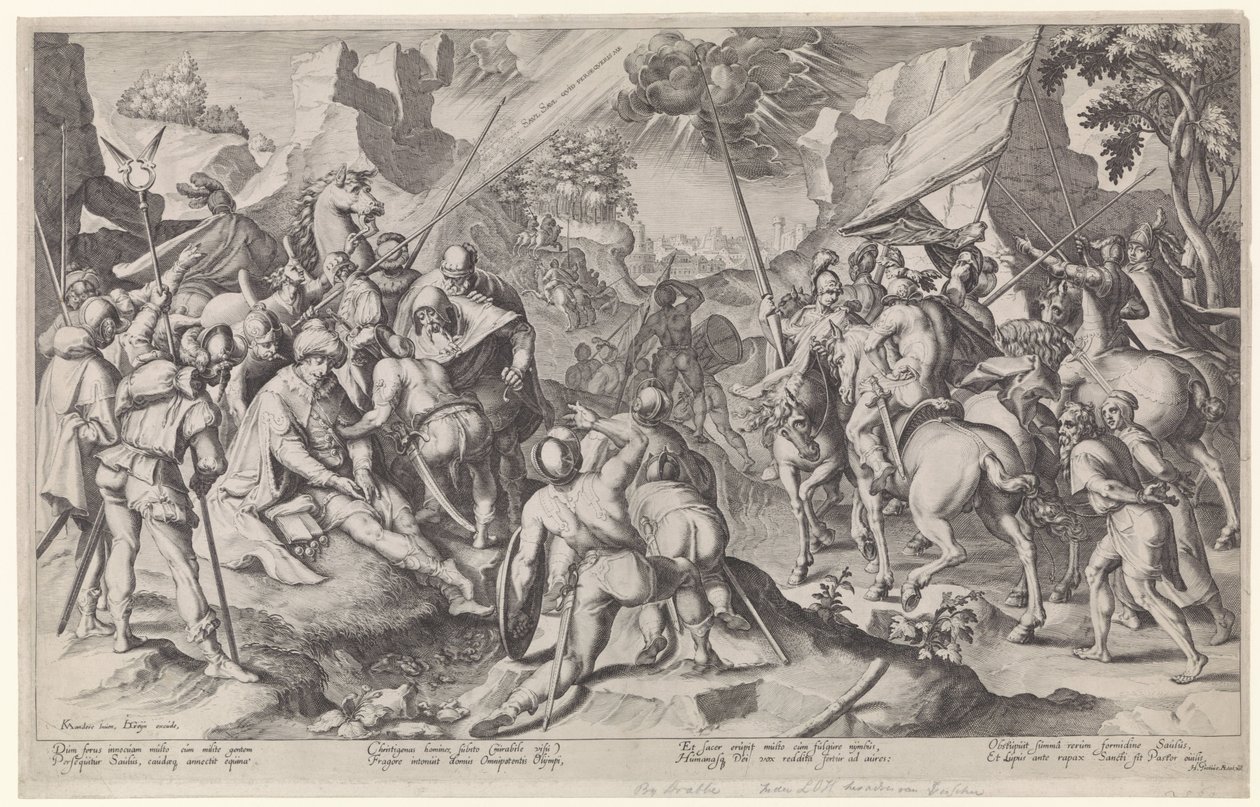 Bekehrung des Paulus von Jacob de Gheyn (II) (attributed to workshop of)