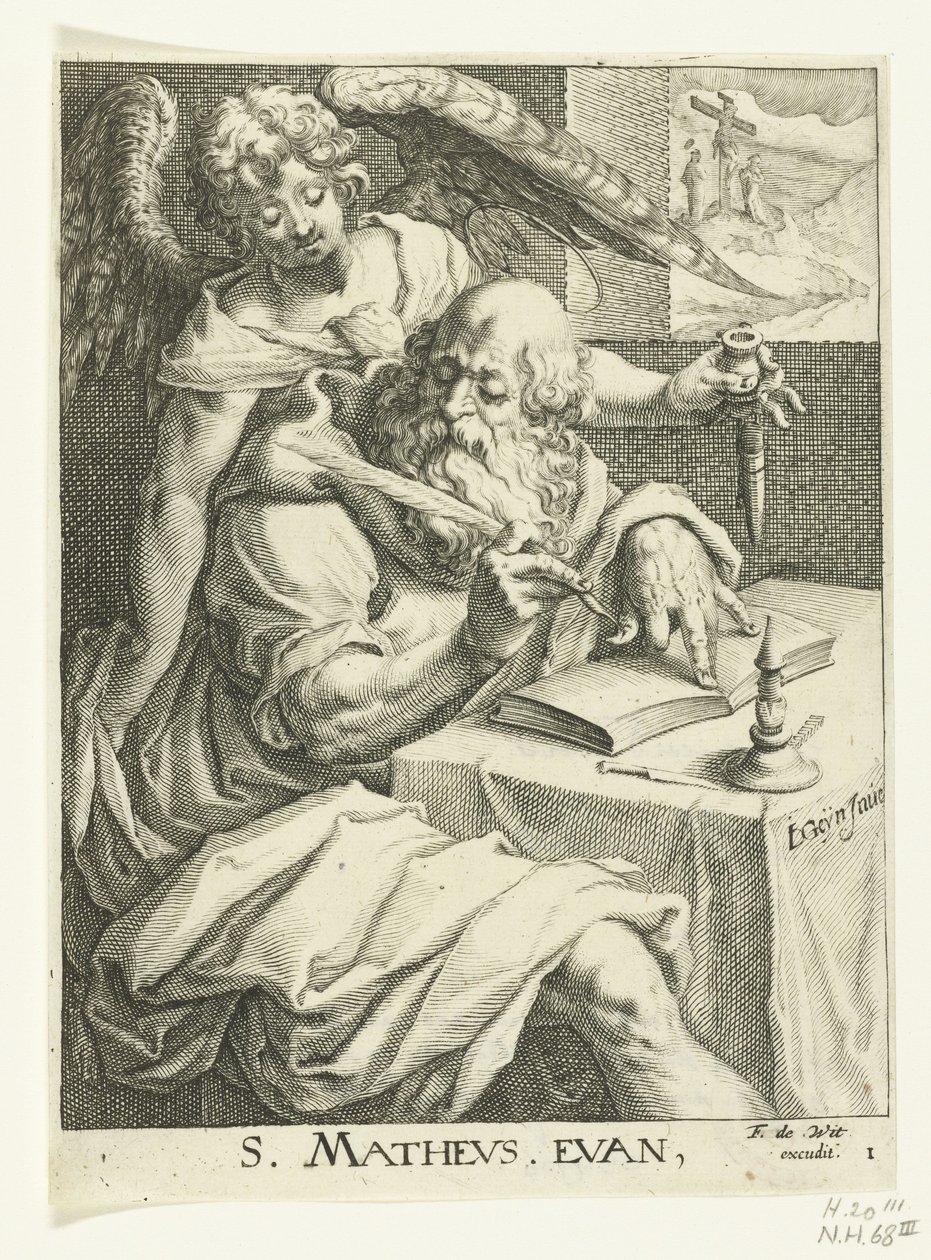 Evangelist Matthäus von Jacob de Gheyn (II) (workshop of)