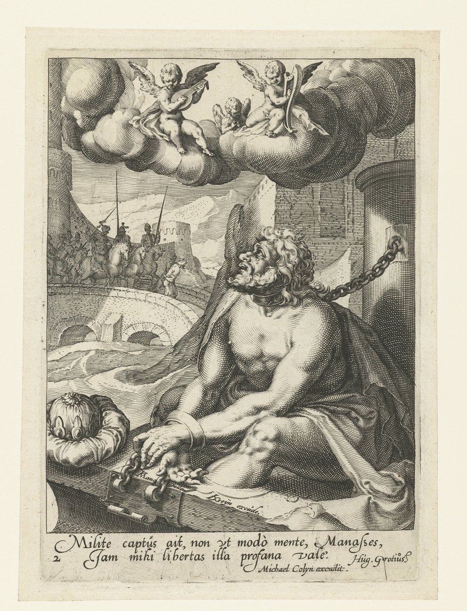 Manasse als reuiger Sünder von Jacob de Gheyn (II) (workshop of)