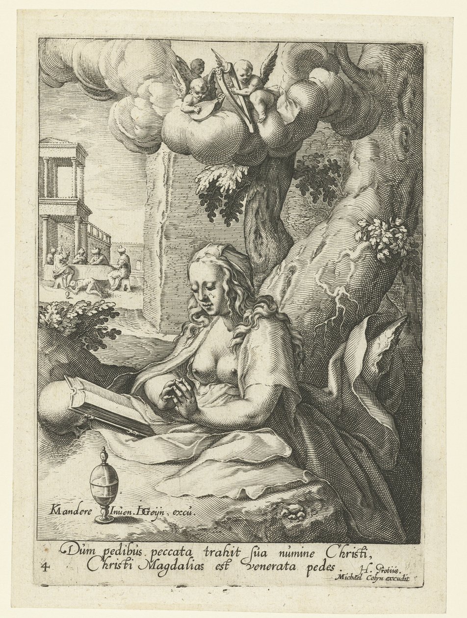 Maria Magdalena als reuige Sünderin von Jacob de Gheyn (II) (workshop of)