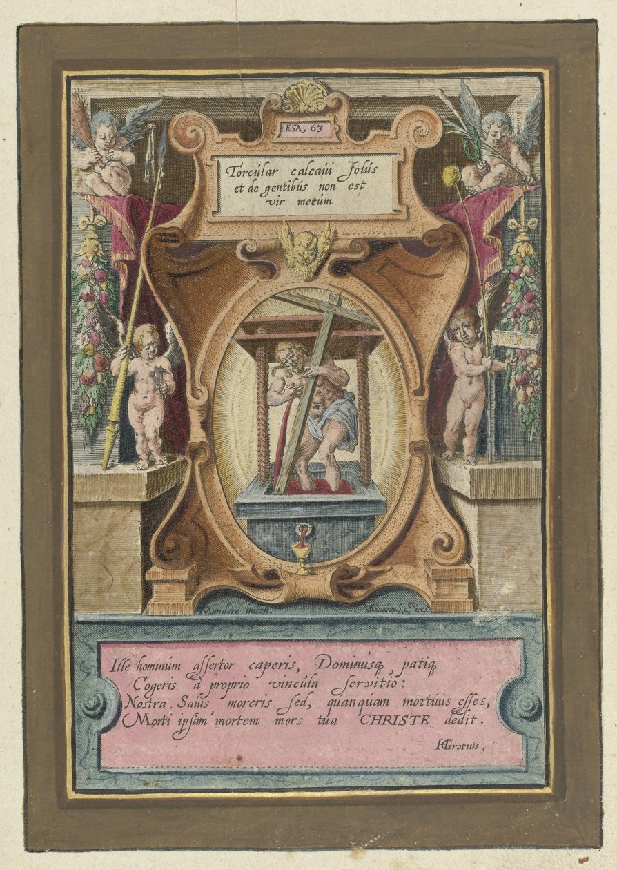 Christus in der Weinpresse von Jacob de Gheyn (II)