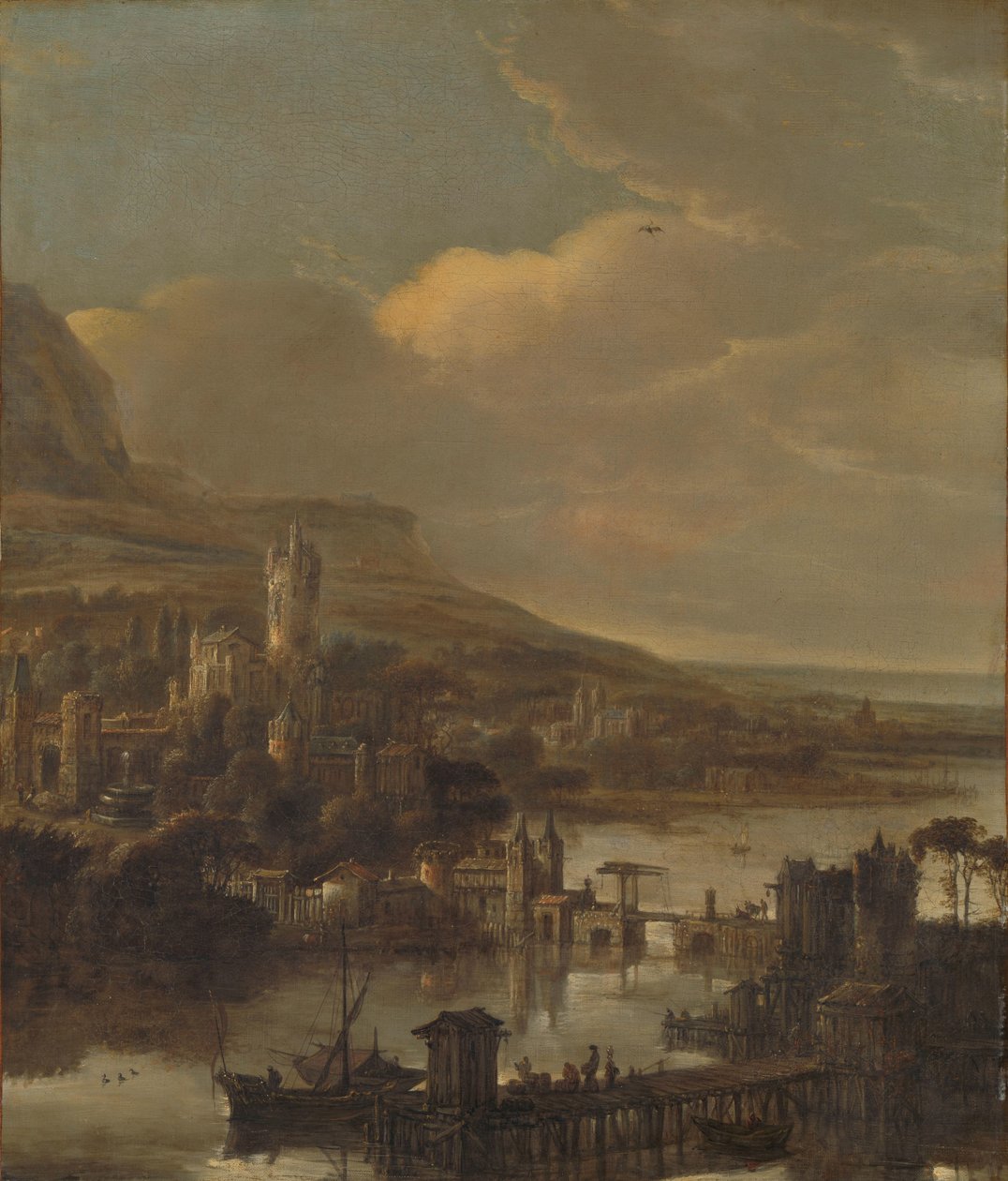 Flussansicht von Jacob de Wet (I) (attributed to)