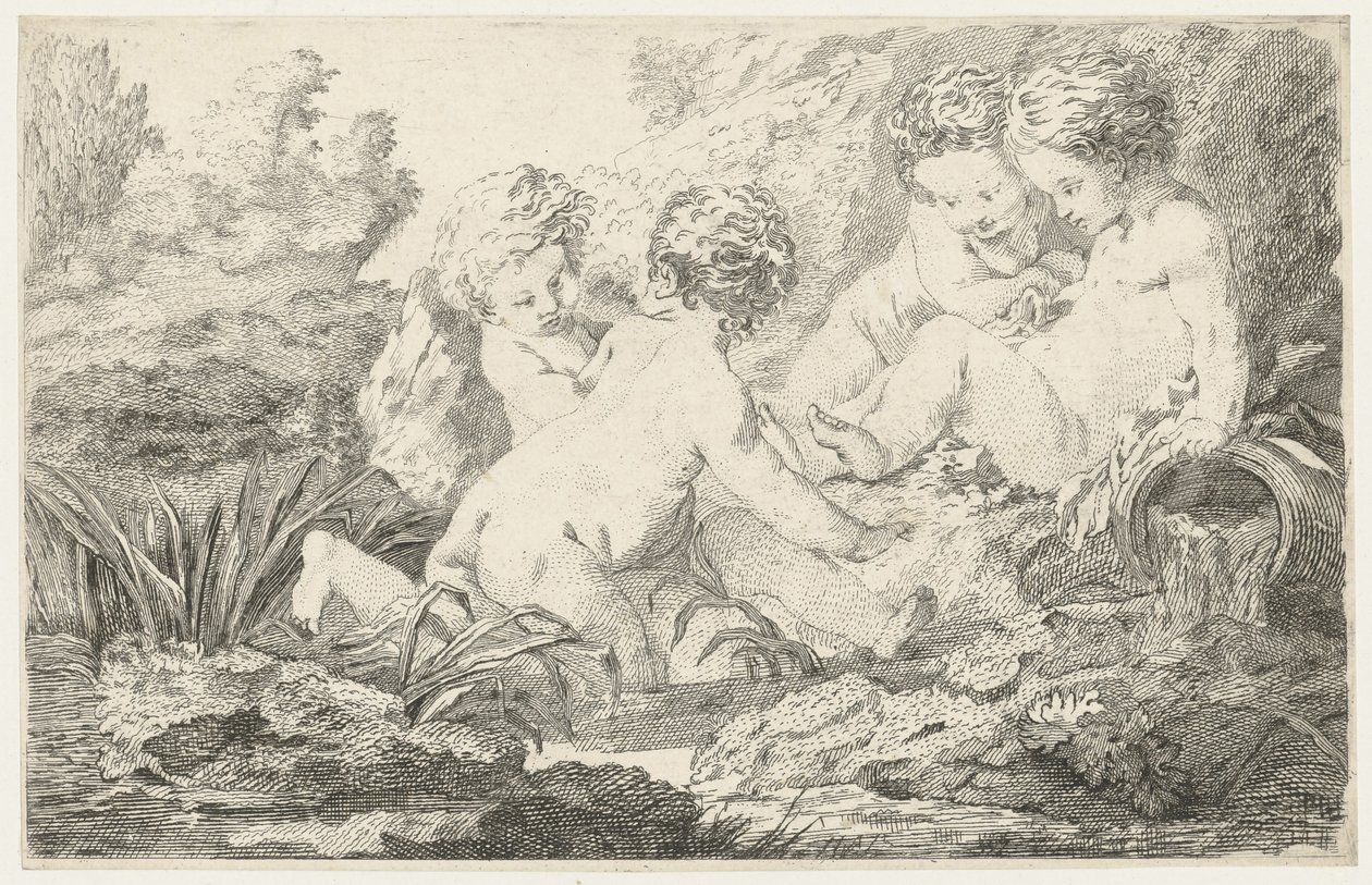 Allegorische Kindergruppe von Jacob de Wit