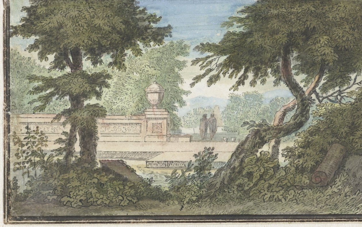 Arkadische Landschaft von Jacob van Liender