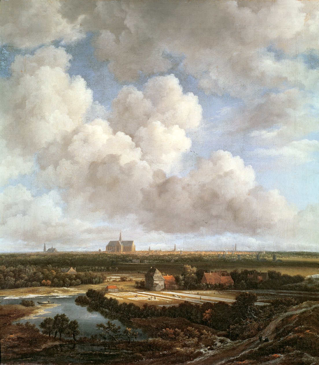 Bleichplatz auf dem Land bei Haarlem, 1670 von Jacob van Ruisdael