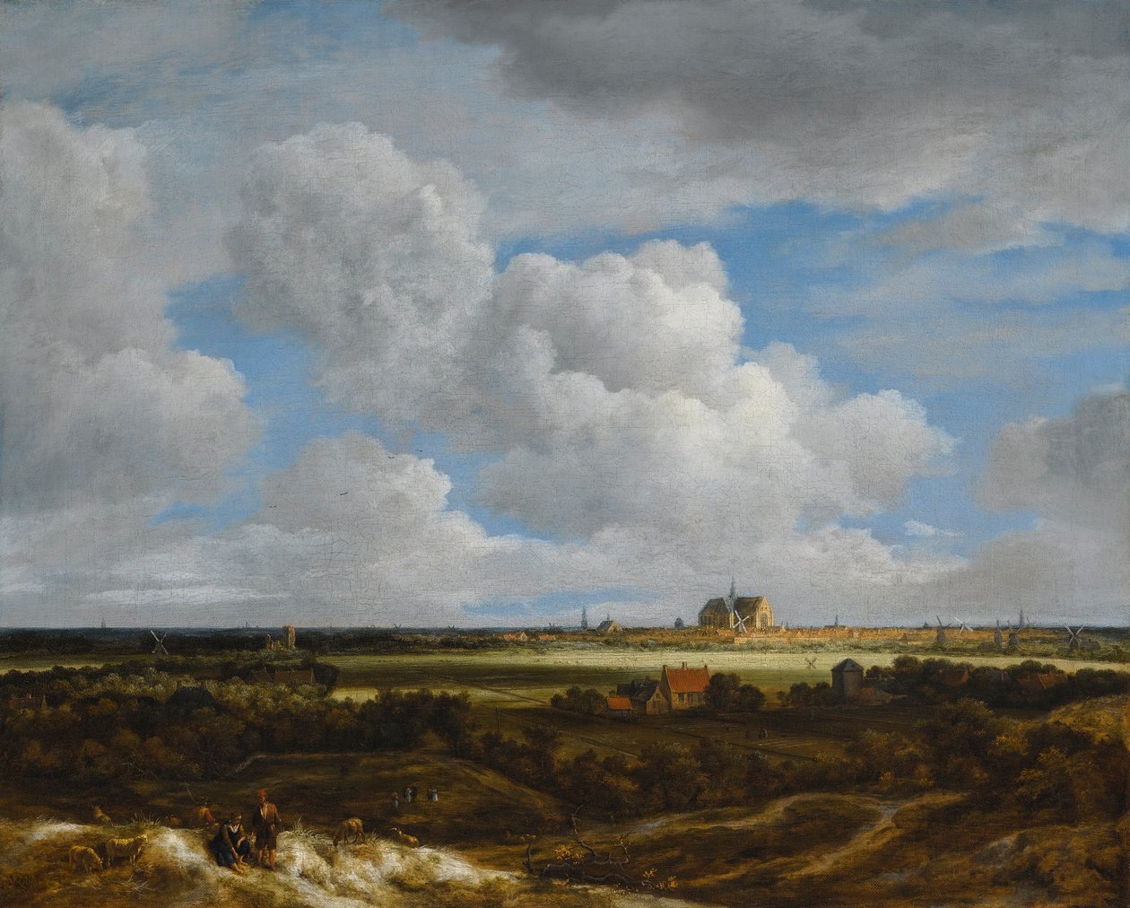 Blick auf Haarlem von Jacob van Ruisdael
