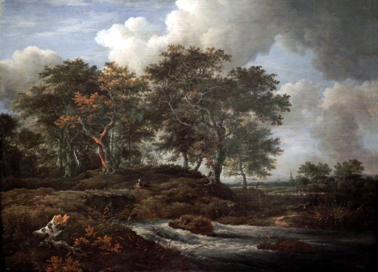 Wildbach mit Eichen von Jacob van Ruisdael