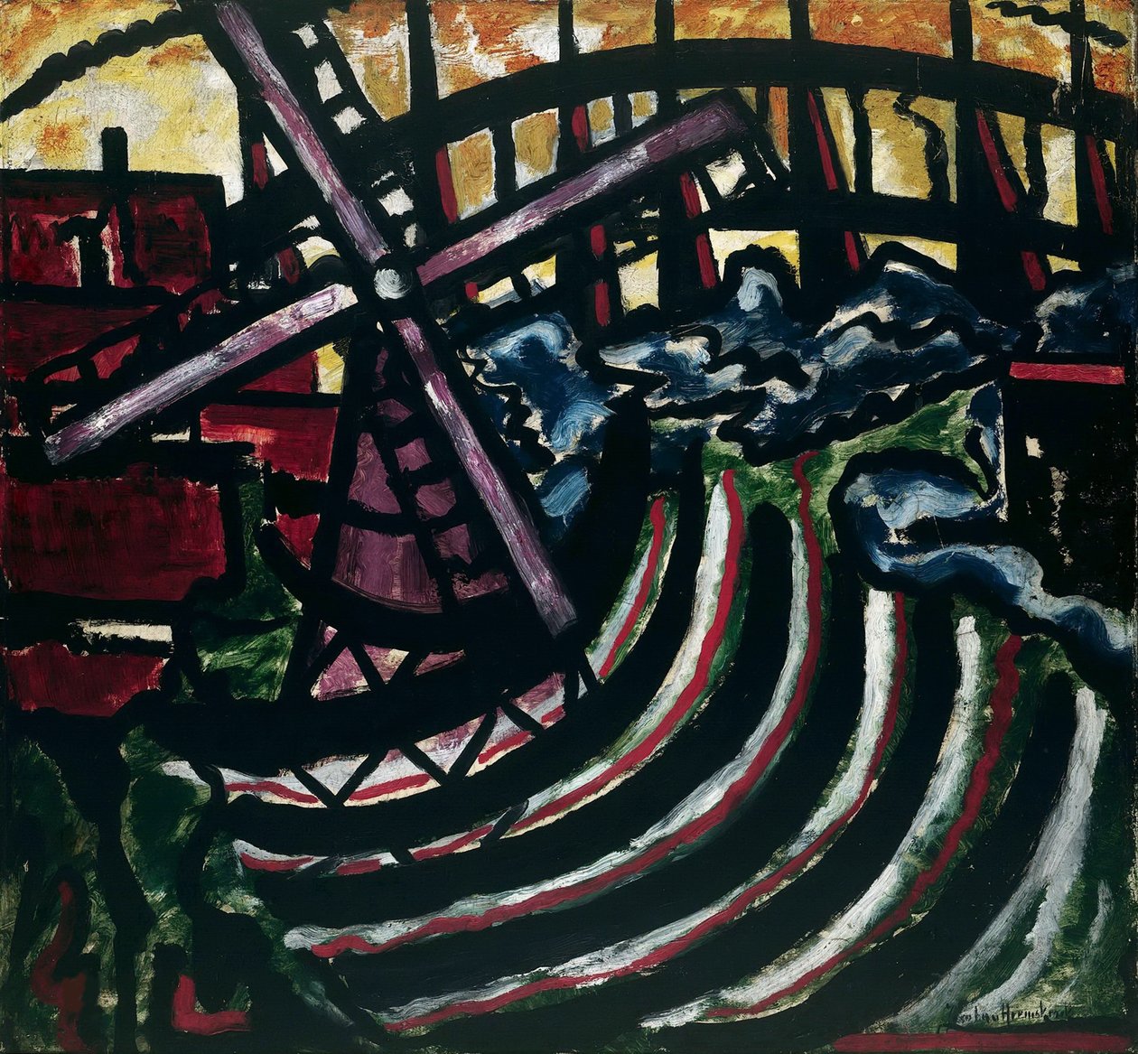 Die niederländische Mühle, 1916 von Jacoba Berendina van Heemskerck van Beest
